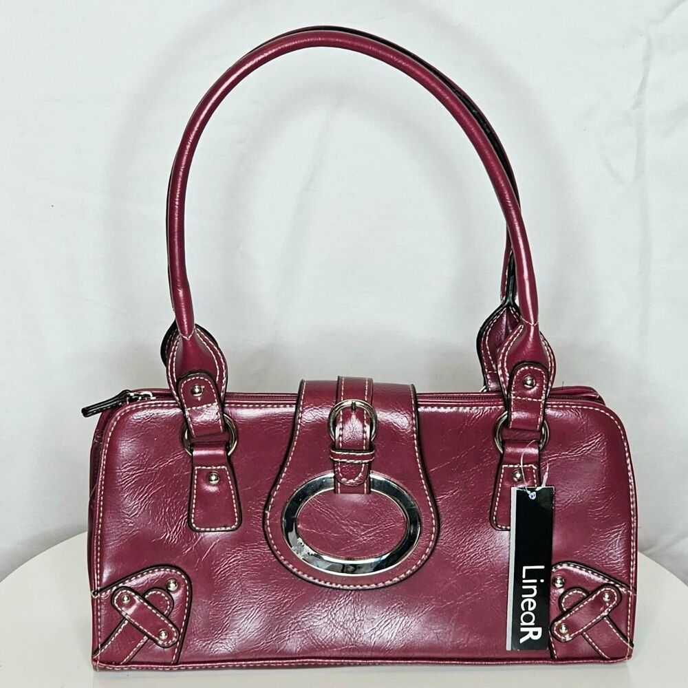 Maroon LineaR Frame Bag